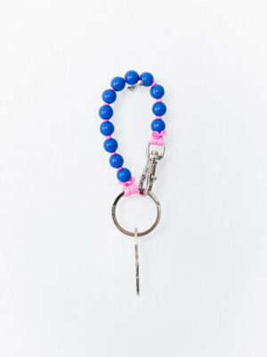 Ina Seifart Perlen Keyholder Short Blue - Pink