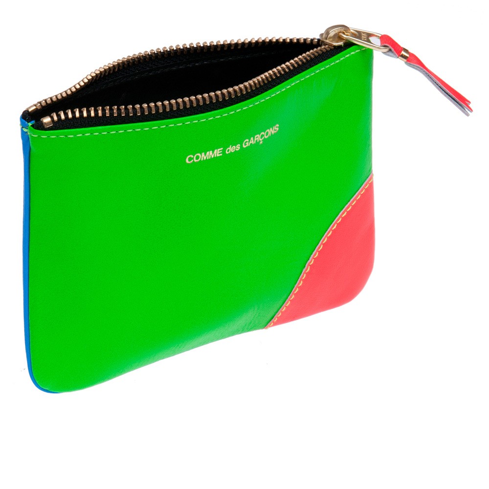 Comme des Garçons Portmonnaie Täschchen Super Fluo SA8100SF Blue Green – Bild 3