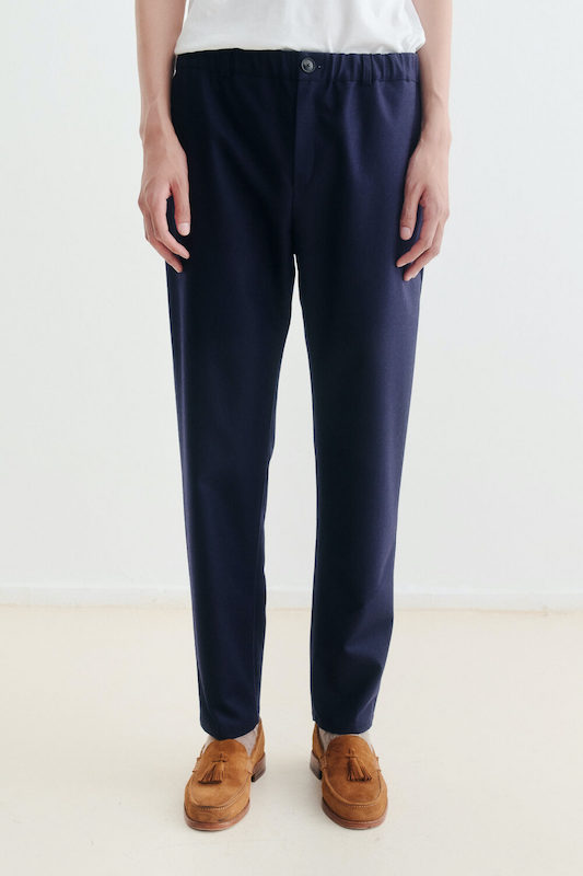 A Kind of Guise Elasticated Wide Trousers Patriot Navy – Bild 2