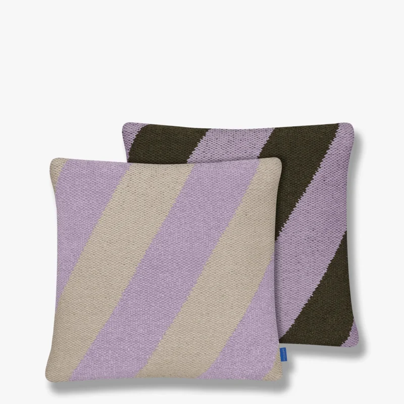 Mette Ditmer Across Kilim Cushion Cover Light Lilac