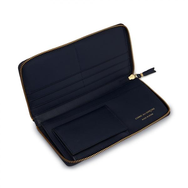 Comme des Garçons Portmonnaie / Wallet Classic SA0110 Navy – Bild 2