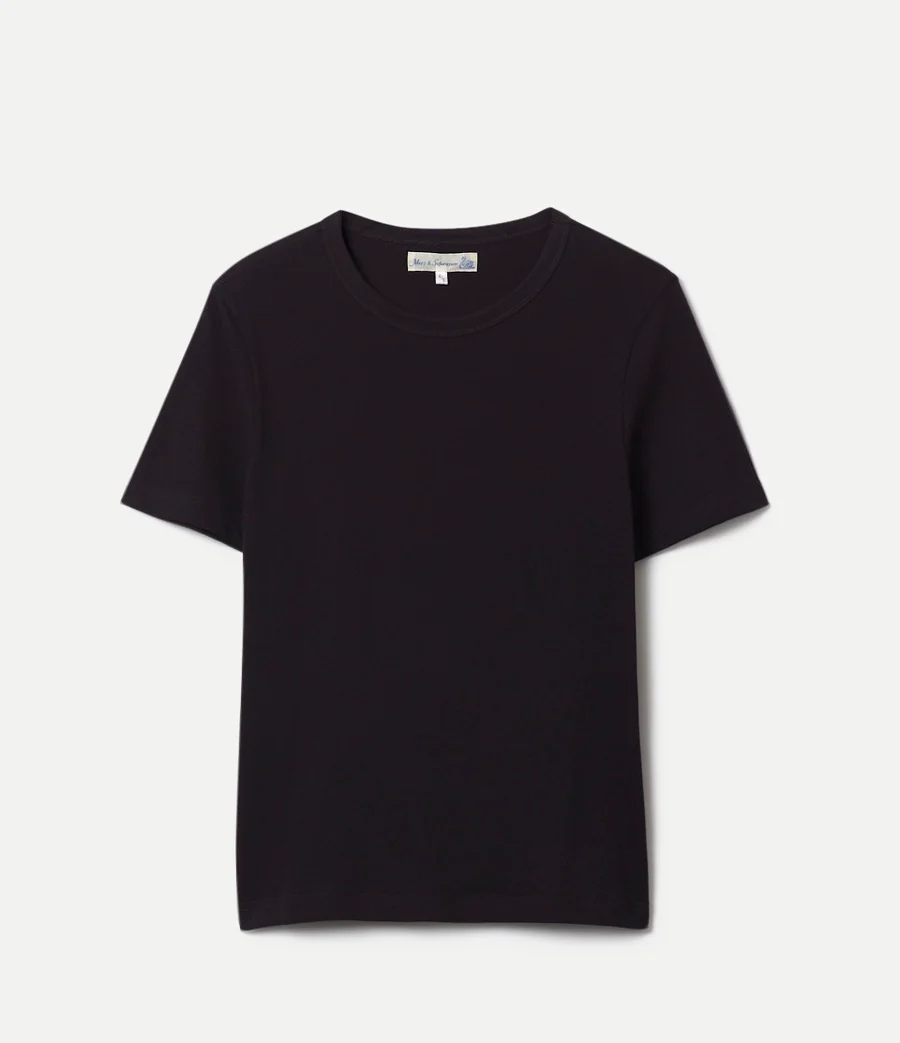 Merz b. Schwanen T-Shirt 1950's Schwarz – Bild 2