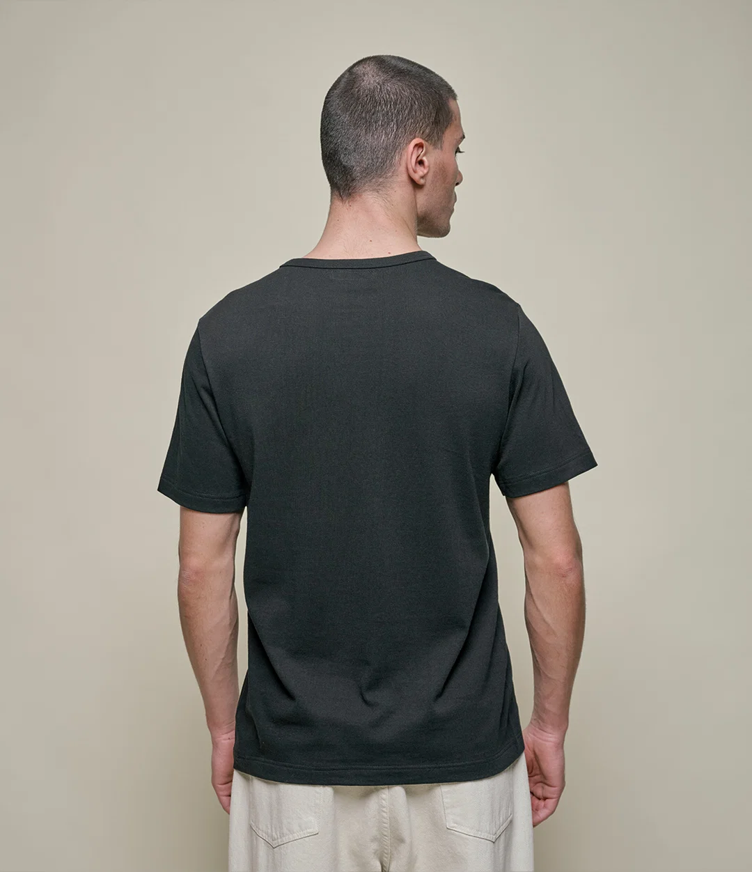 Merz b. Schwanen T-Shirt 1950's Schwarz – Bild 3