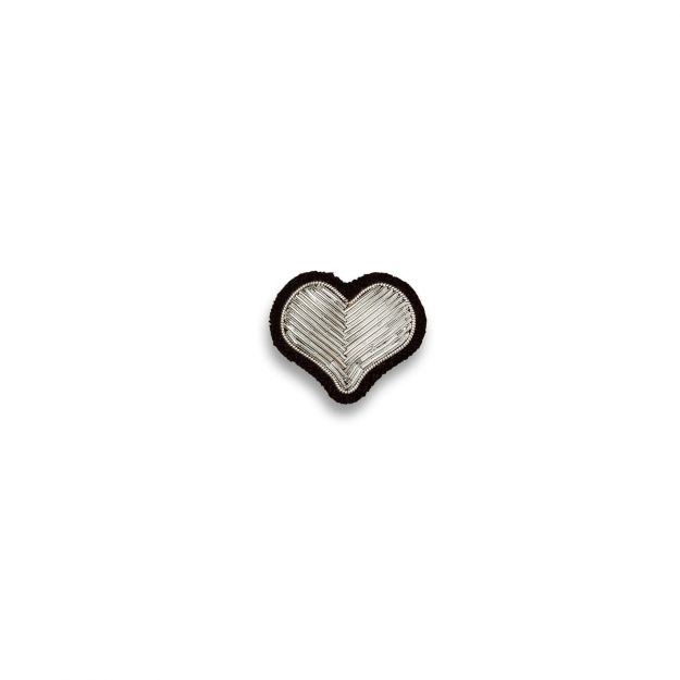 Macon & Lesquoy Brosche Silver Heart