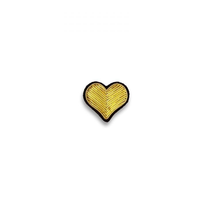 Macon & Lesquoy Brosche Golden Heart