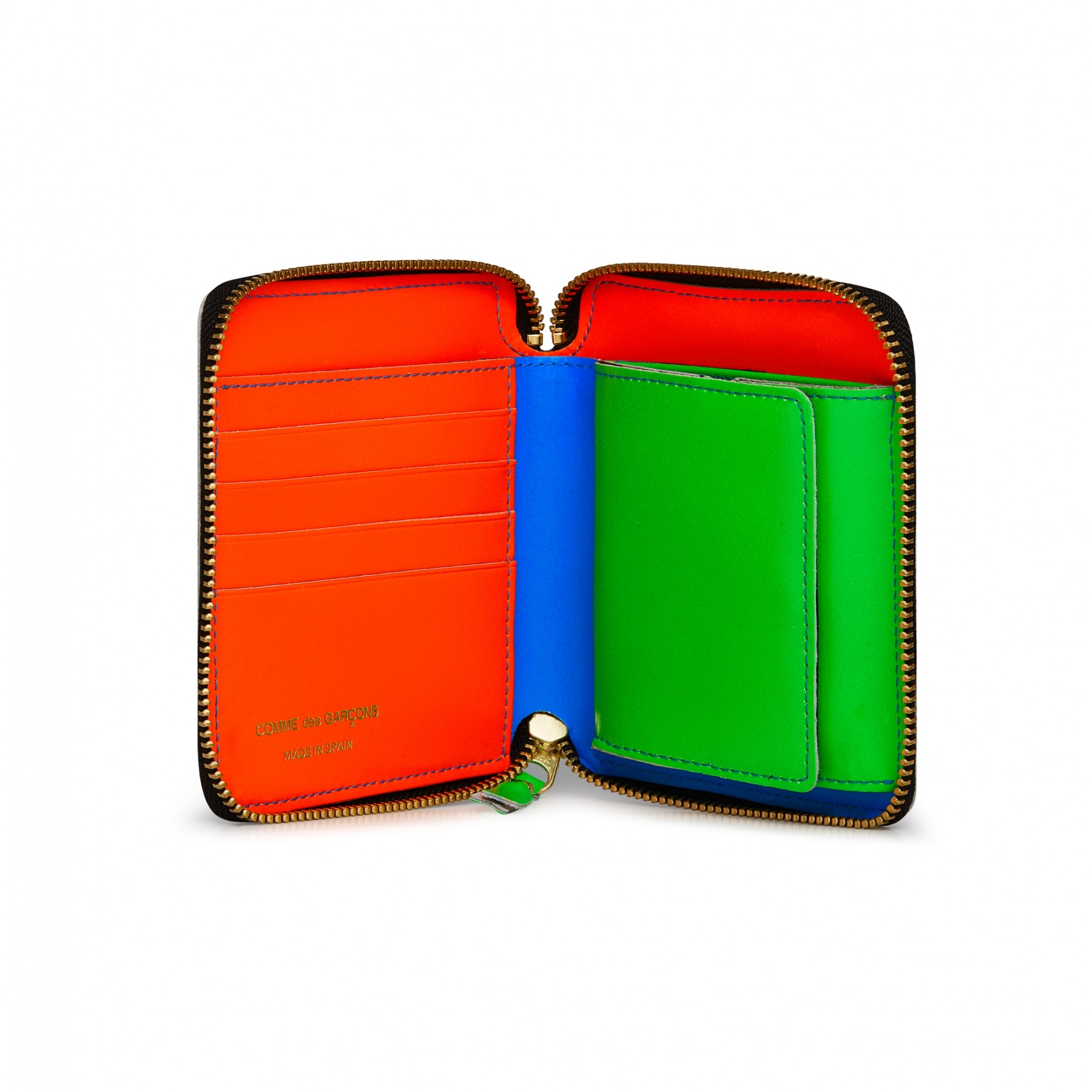Comme des Garçons Wallet Super Fluo SA2100SF Blue – Bild 2