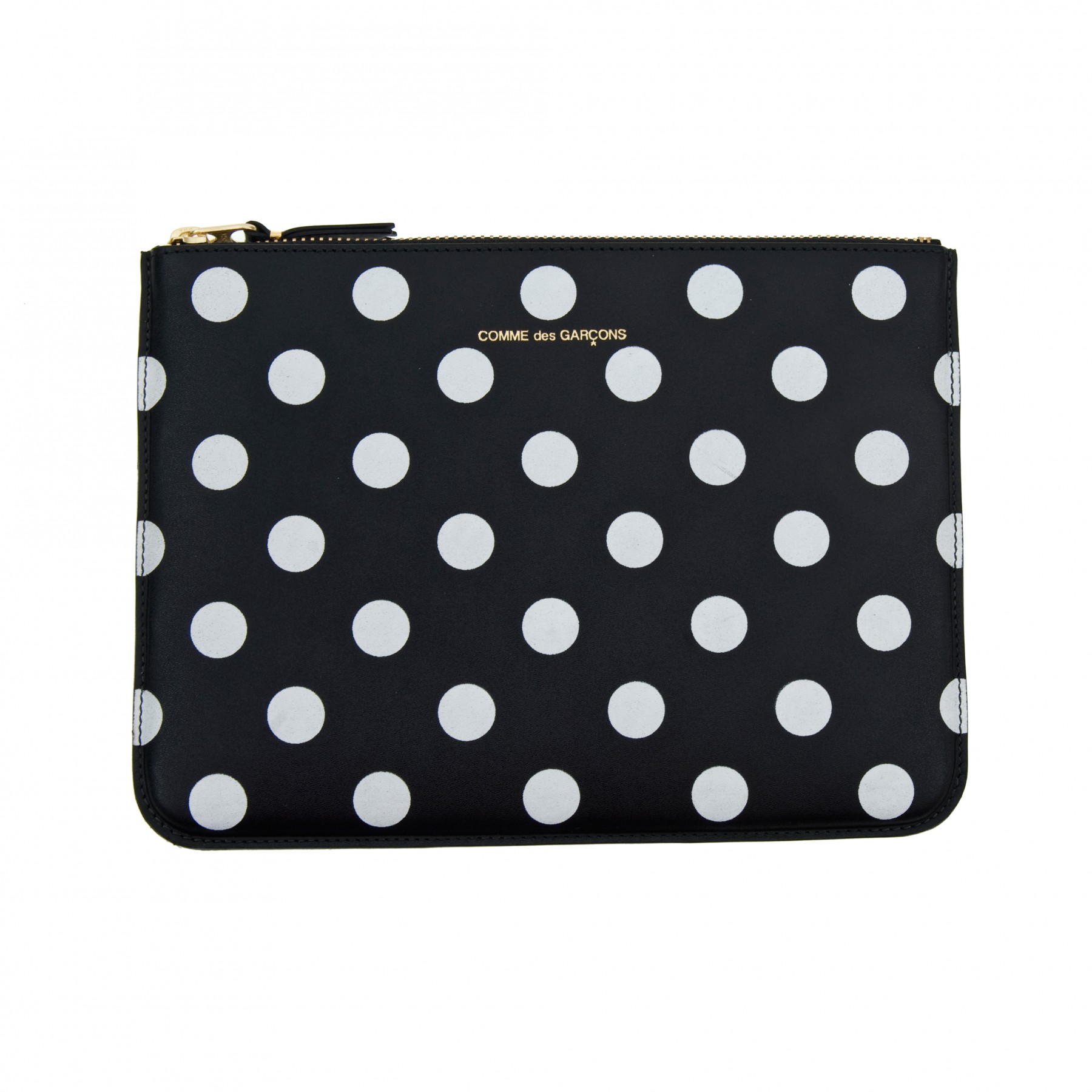 Comme des Garçons Täschchen Polka Dots Printed Black SA5100PD