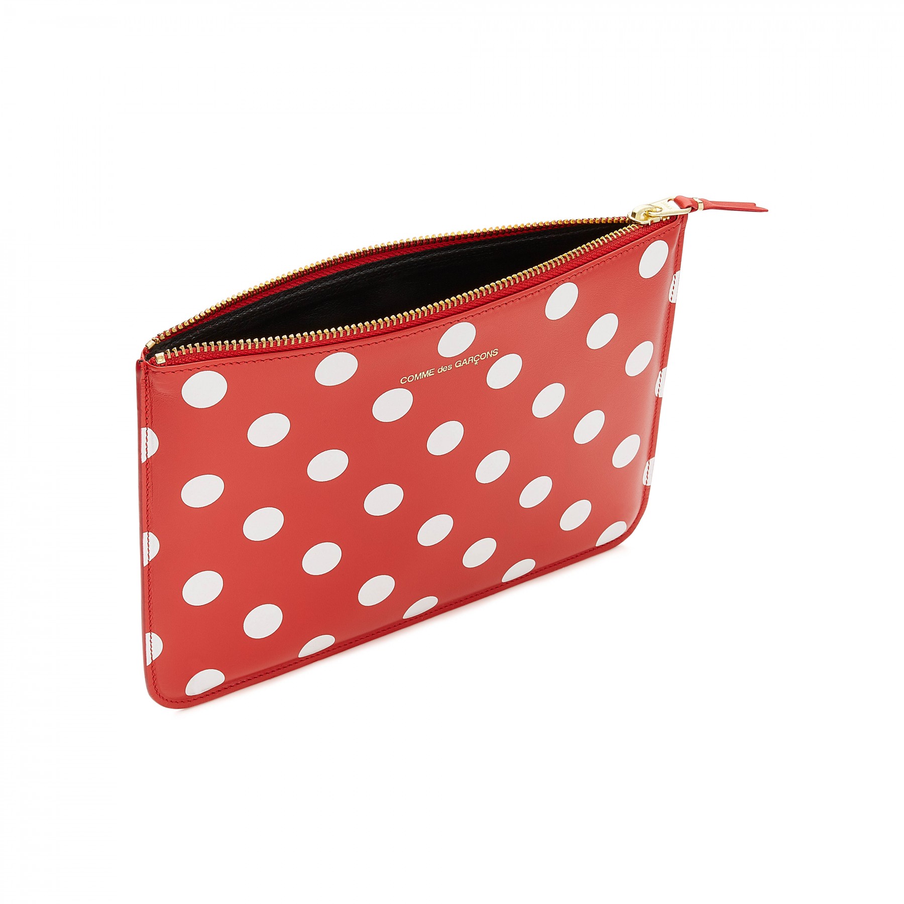 Comme des Garçons Täschchen Polka Dots Printed Red SA5100PD – Bild 2