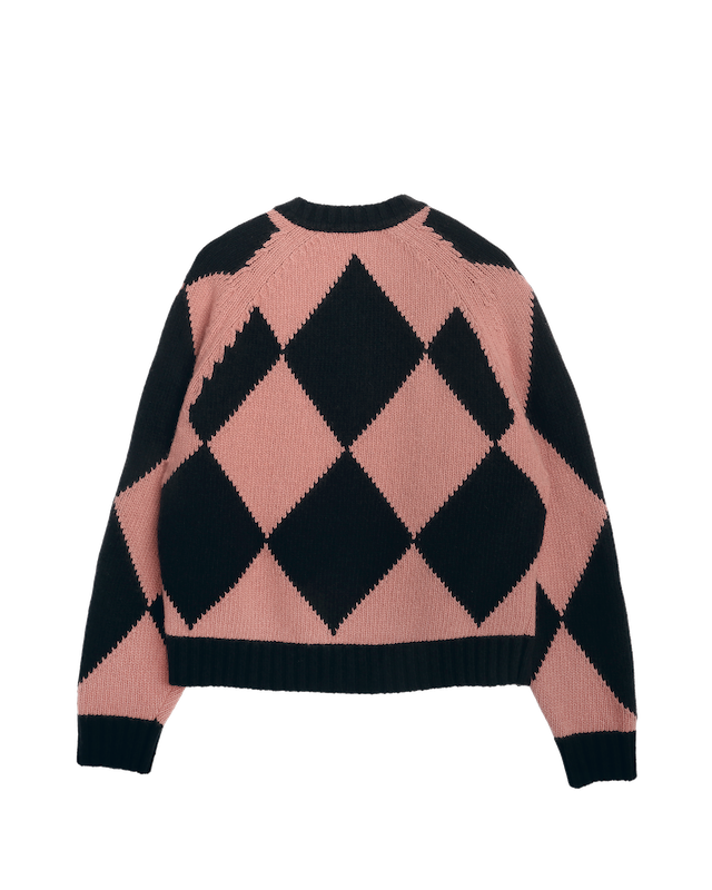 YMC // Atomic Cardigan Black/Pink – Bild 3