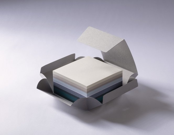 Gmund // Post It Cube Stripe Medium - Beach – Bild 2